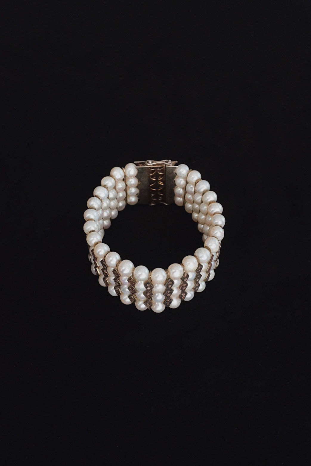 Multi-strand Pearl Bracelet
