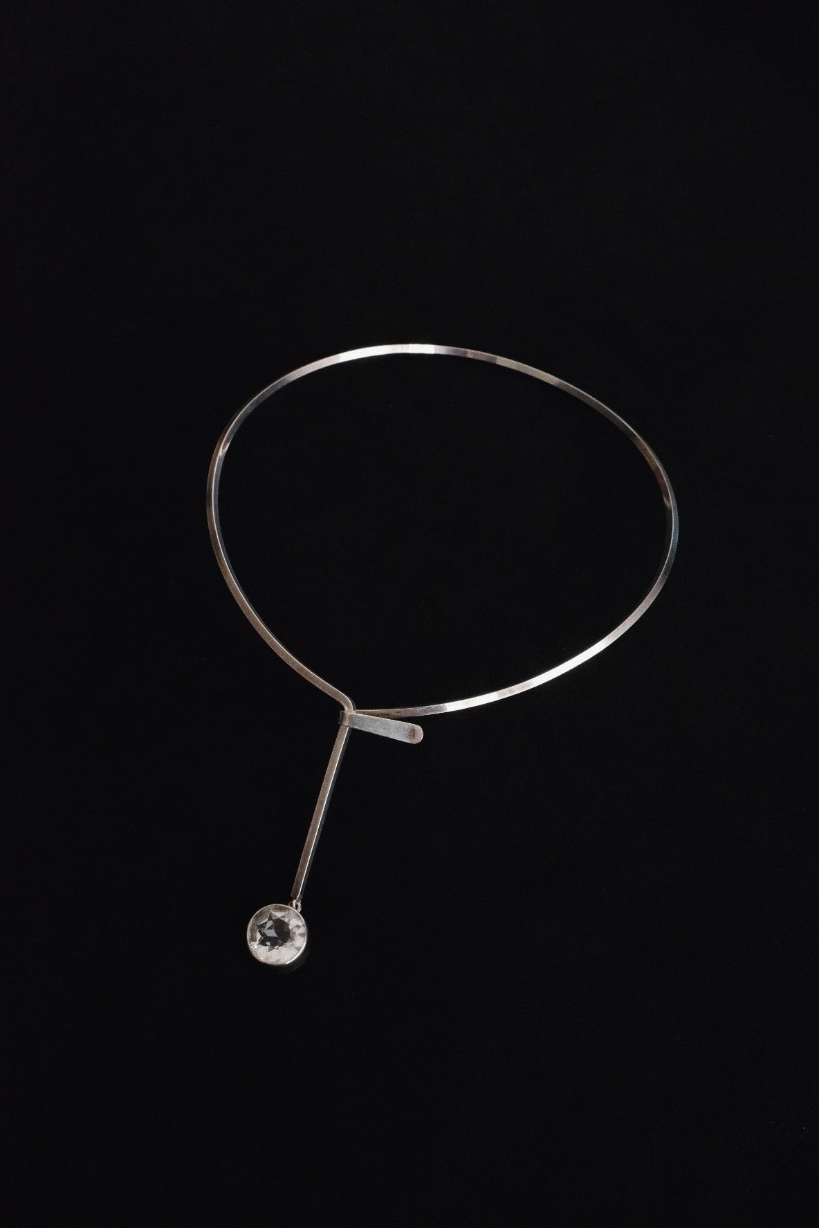 Modernist Silver Neck-ring