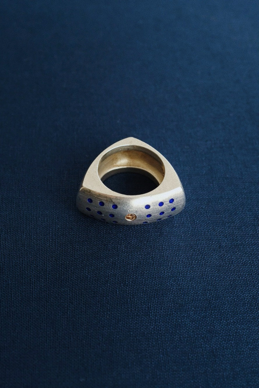 Enamel Diamond Ring