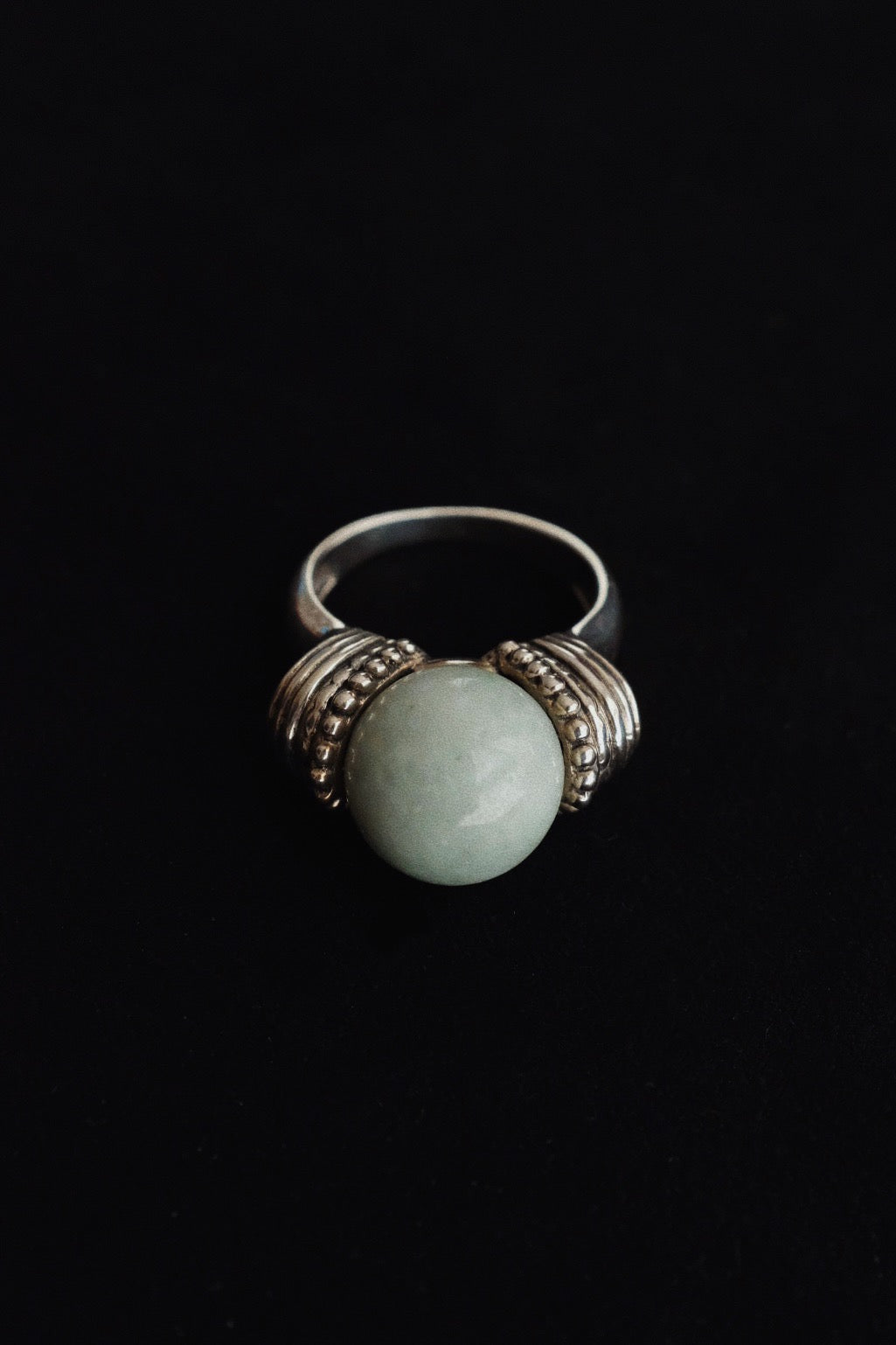 Art Deco Ring w.Jade c.1960s
