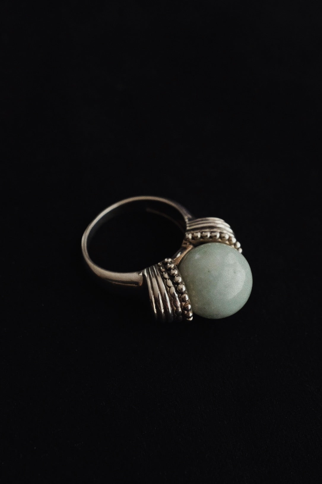 Art Deco Ring w.Jade c.1960s