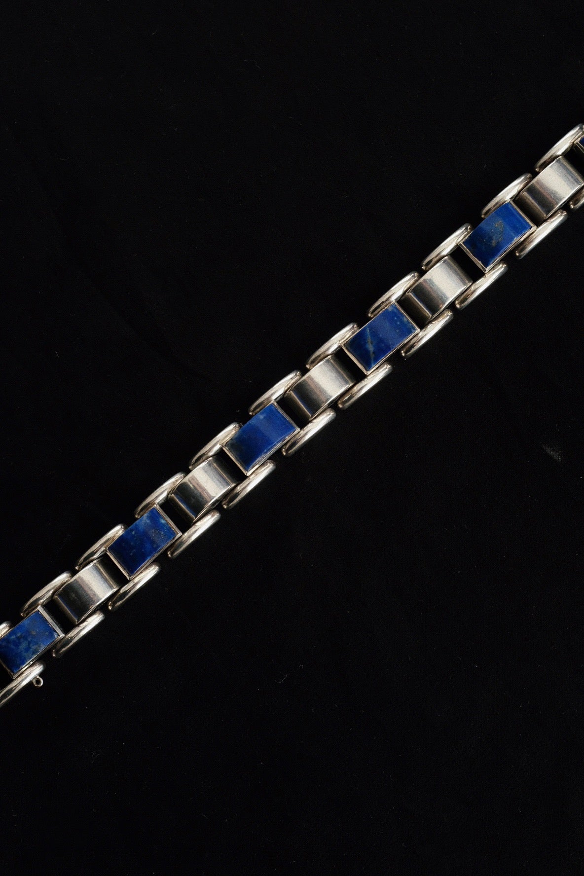 Art Deco Bracelet w. Lapis Lazuli c.1950s