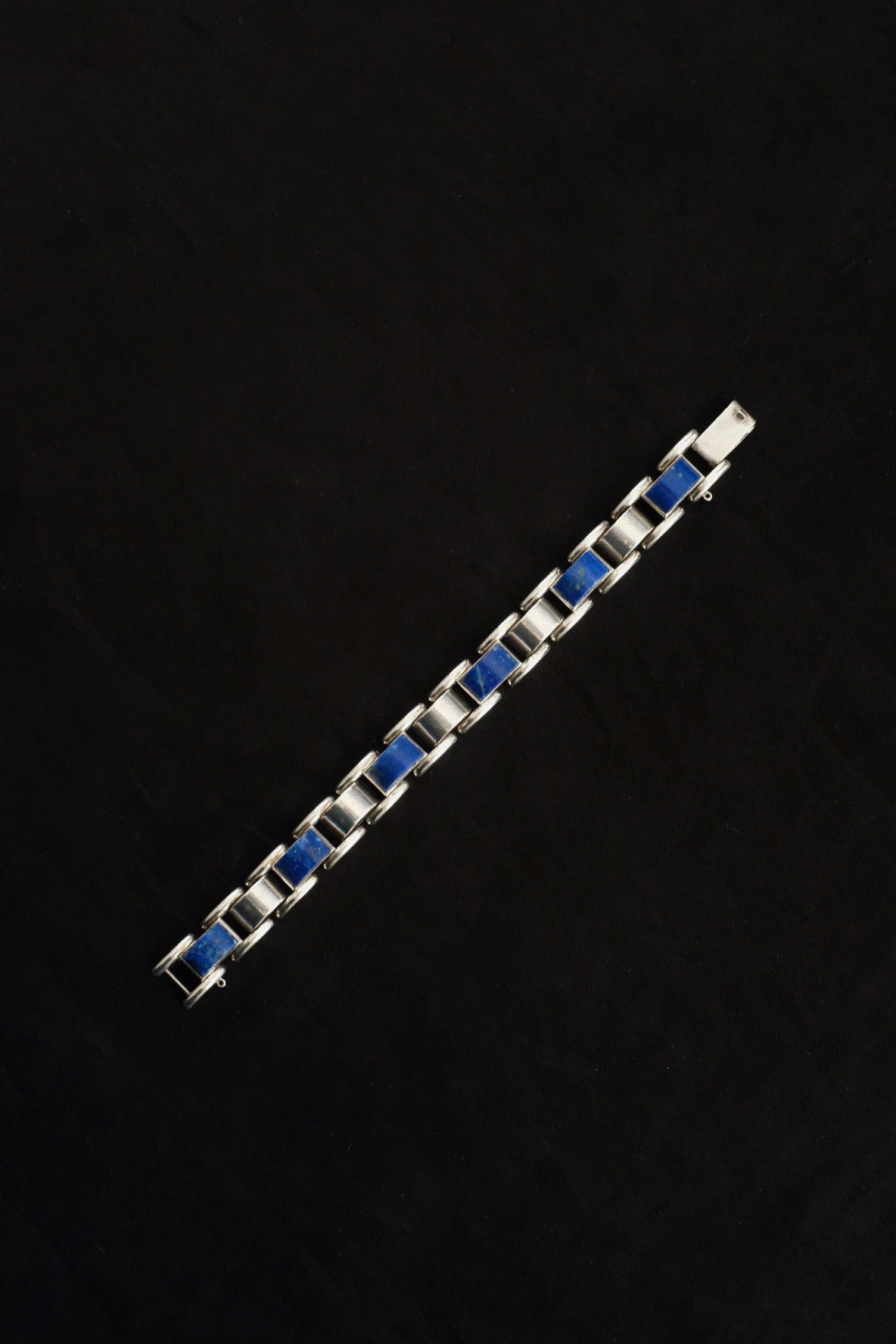 Art Deco Bracelet w. Lapis Lazuli c.1950s