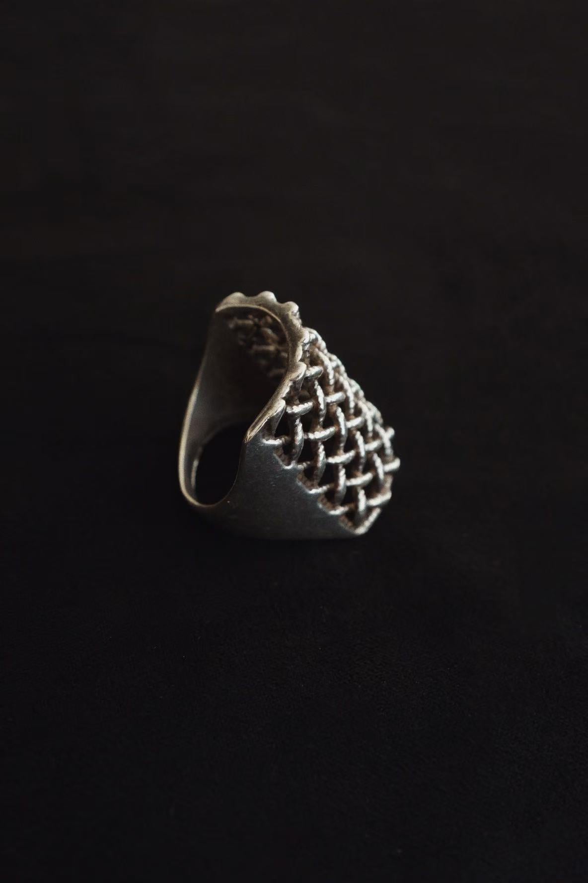 Woven Silver Ring