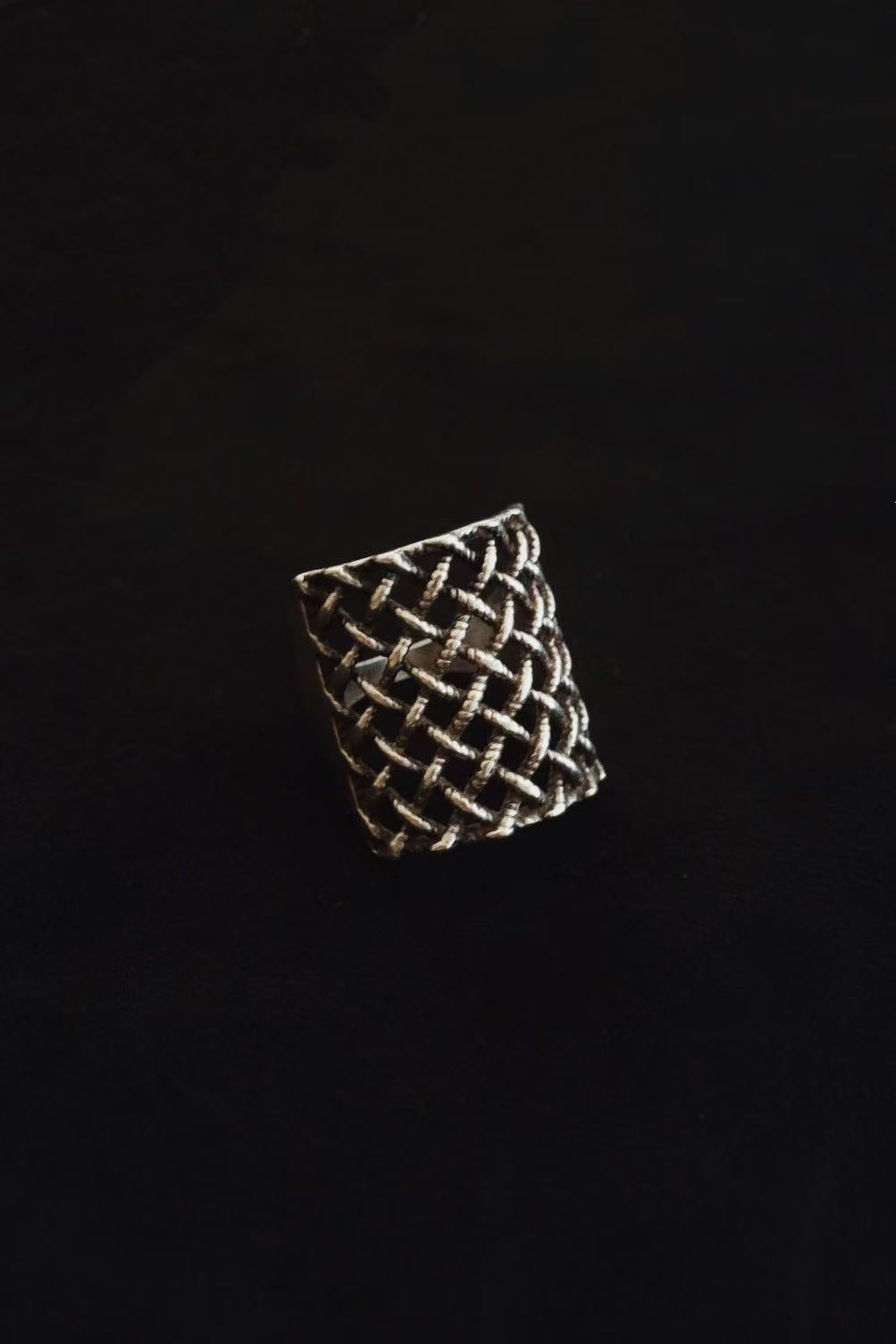 Woven Silver Ring