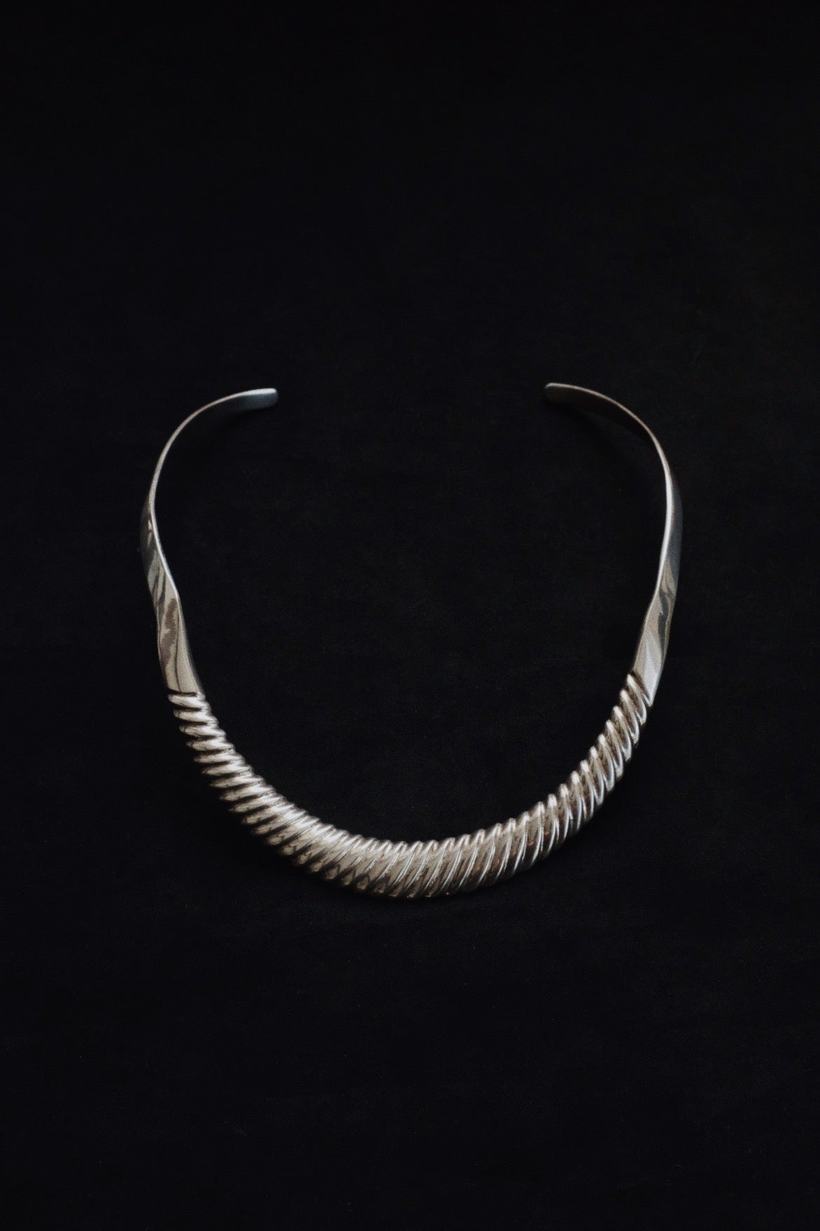Modernist Silver Neck-ring