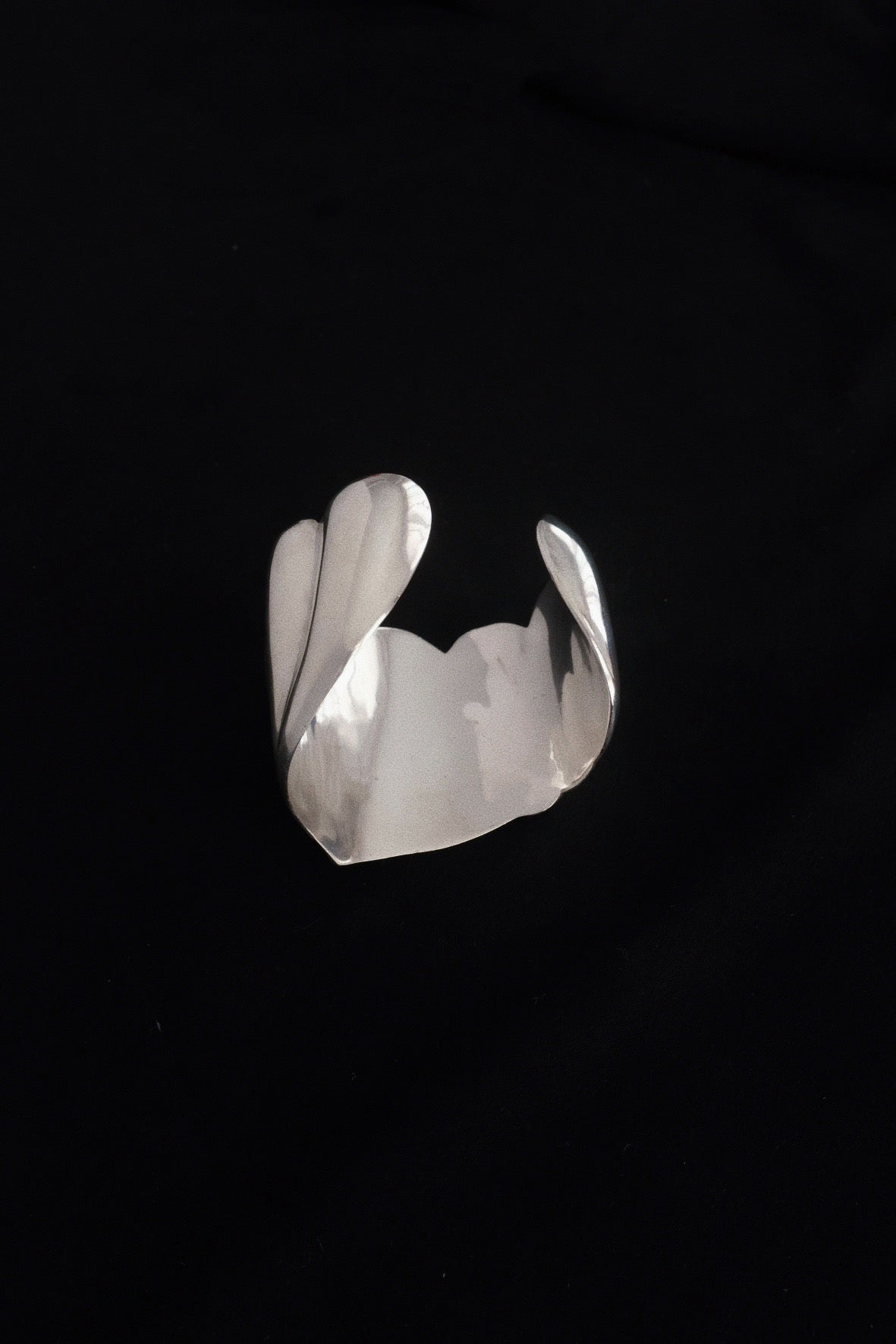 Modernist Silver Cuff