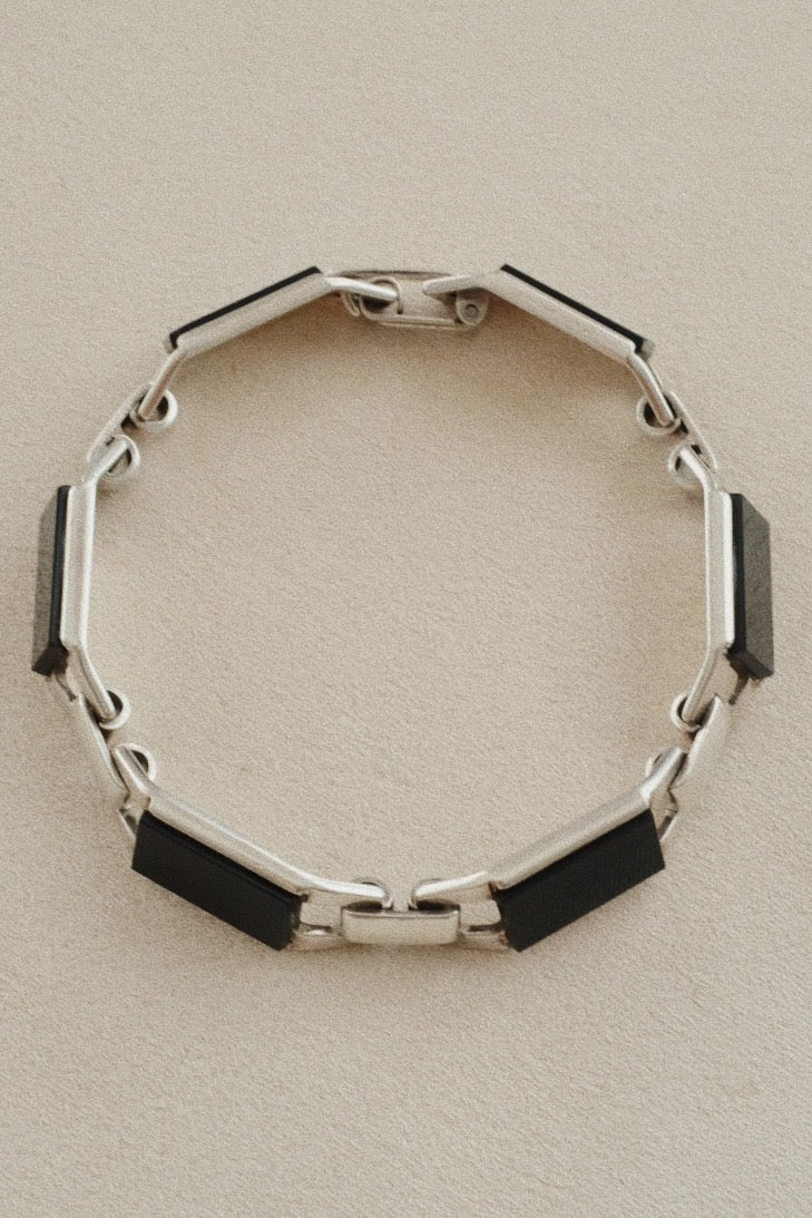 Art Deco Bracelet w.Onyx
