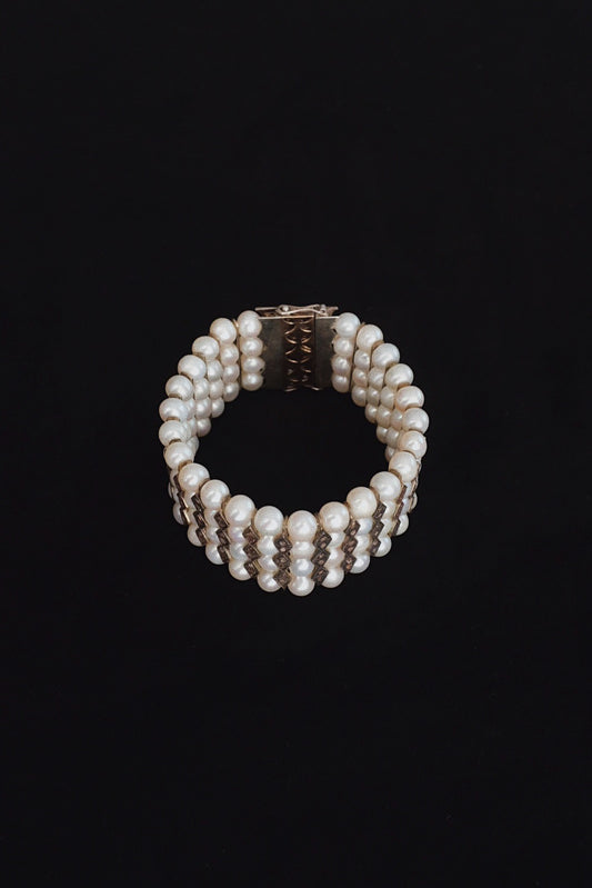 Multi-strand Pearl Bracelet