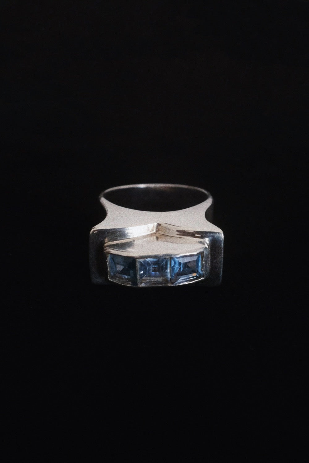 Art Deco Ring w.Topaz