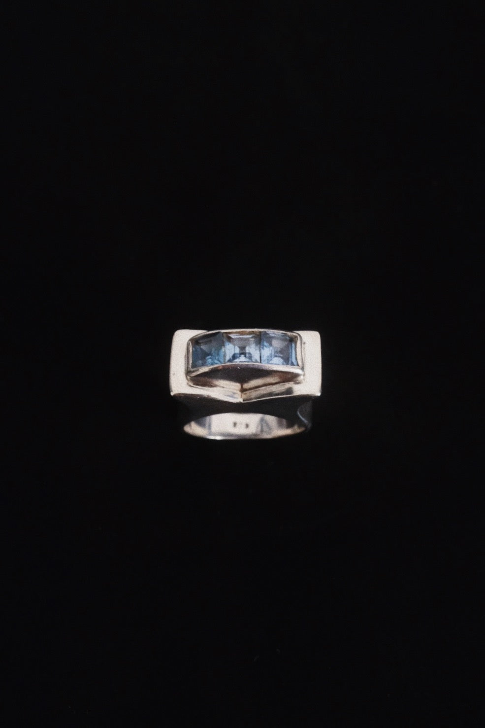 Art Deco Ring w.Topaz