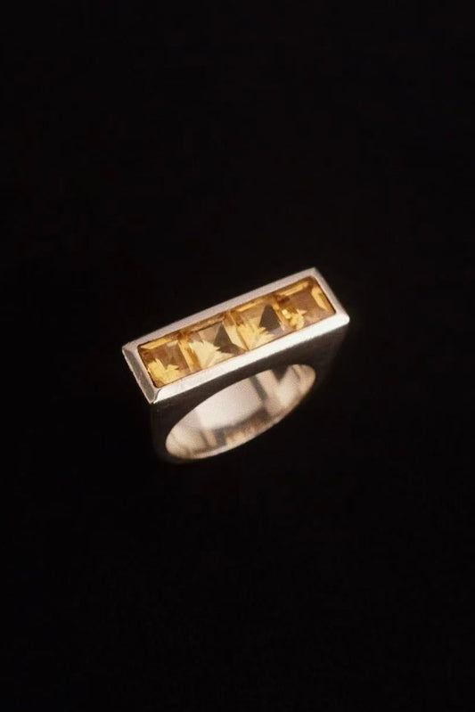 Art Deco Ring w.Citrine