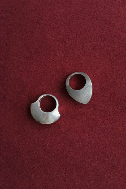 Modernist Silver Ring