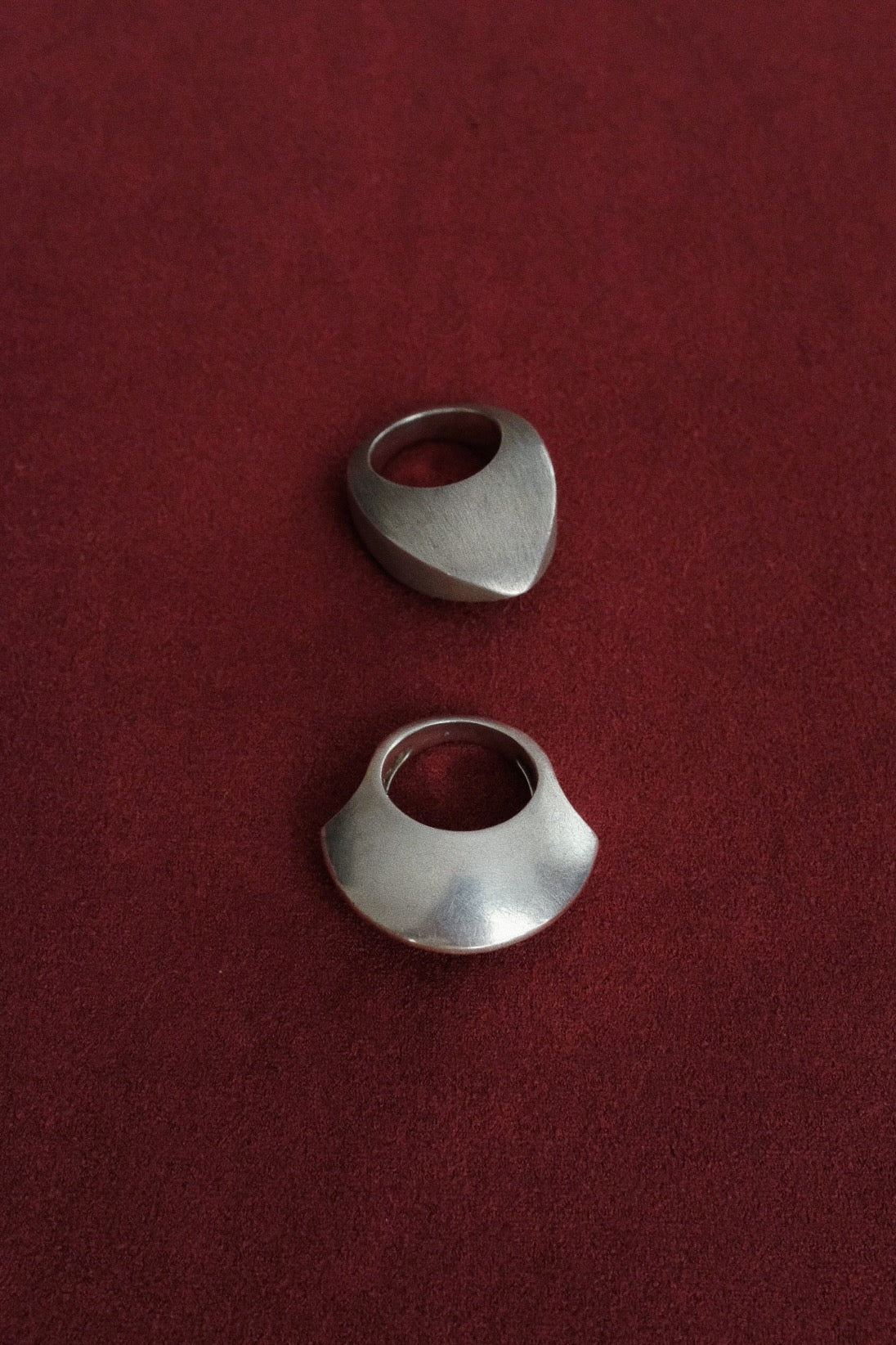 Modernist Silver Ring