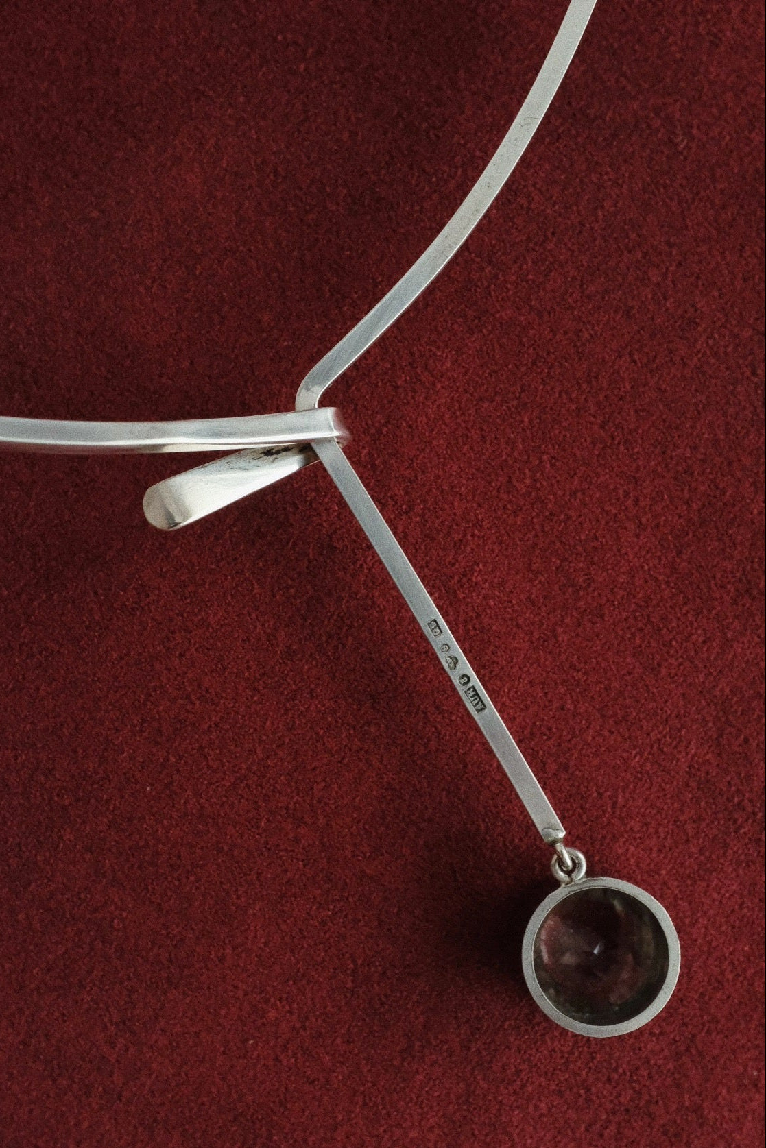 Modernist Silver Neck-ring
