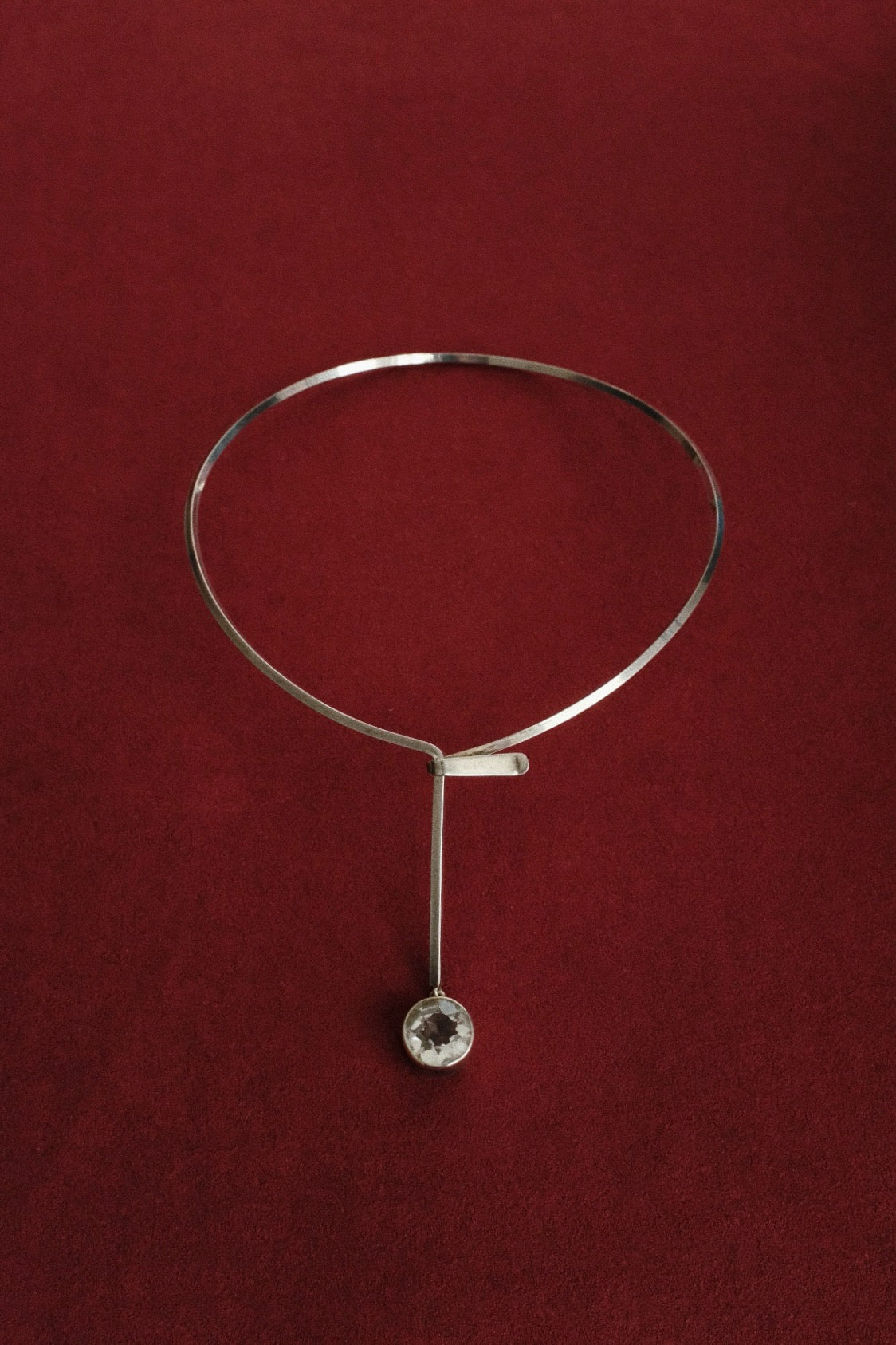 Modernist Silver Neck-ring