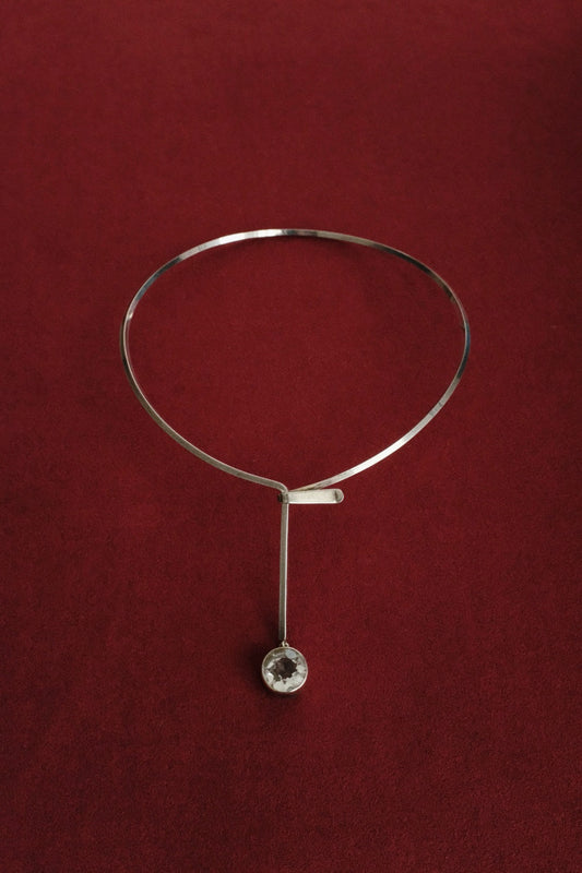 Modernist Silver Neck-ring