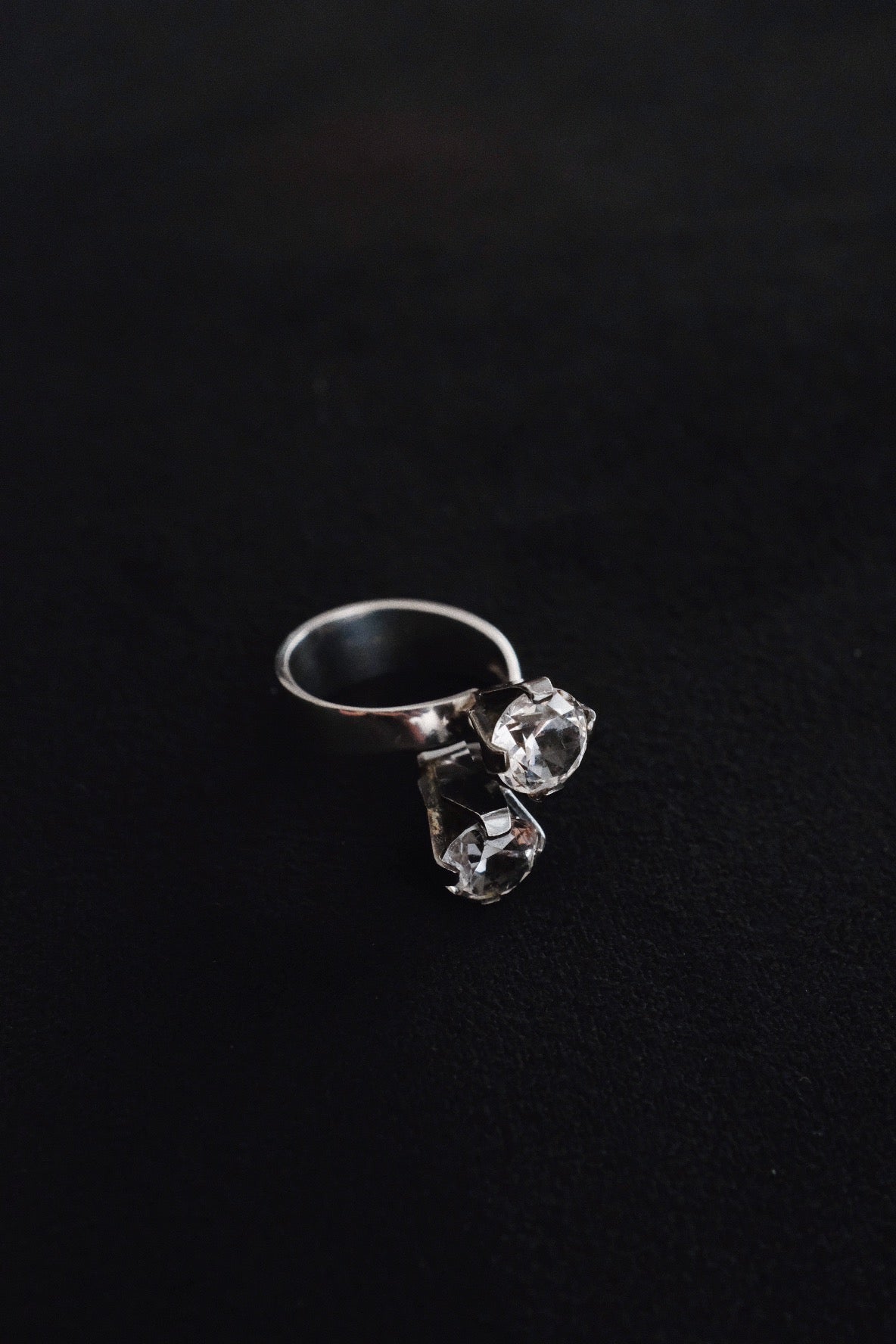 Interwind Crystal Ring
