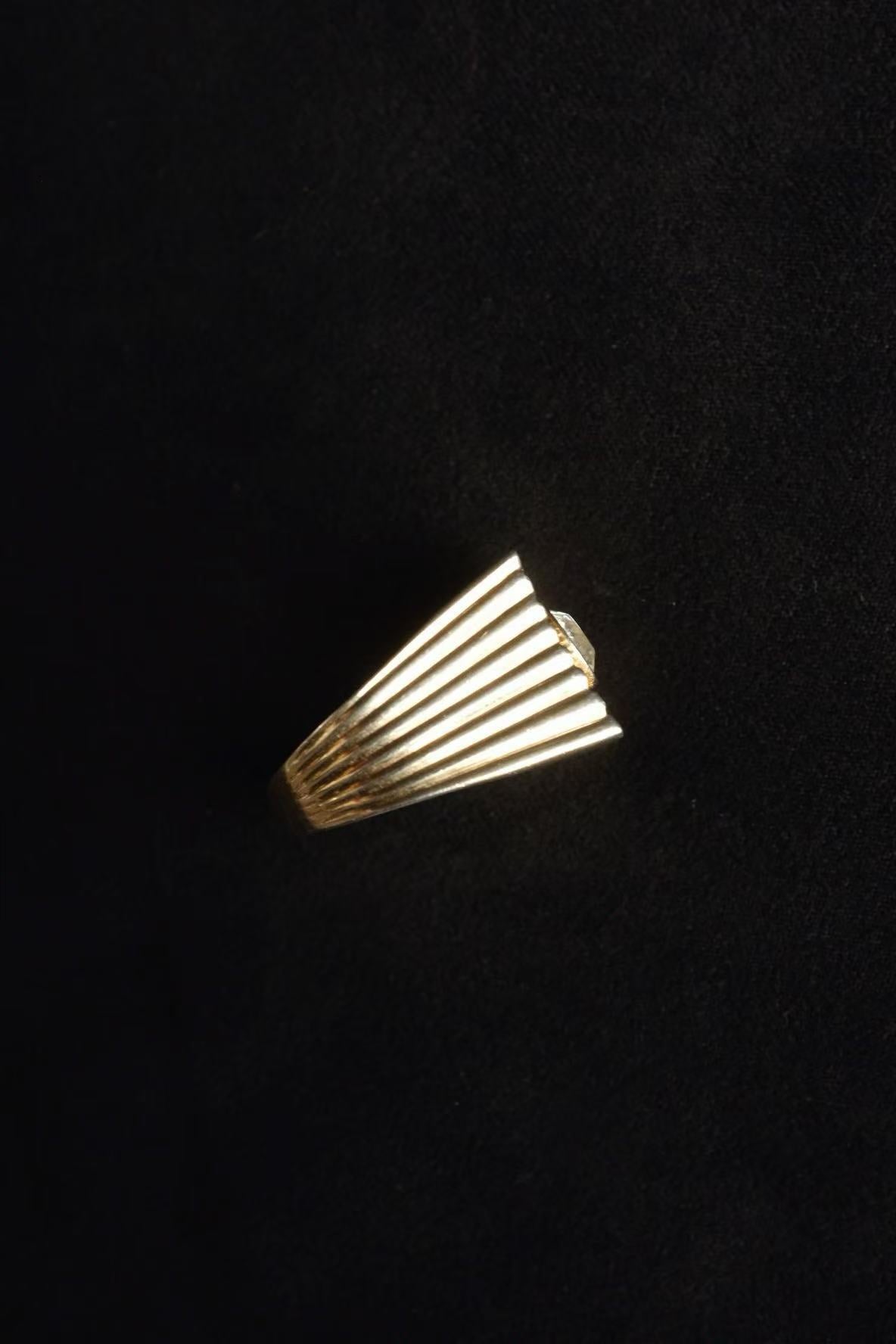 Vermeil Art Deco Ring