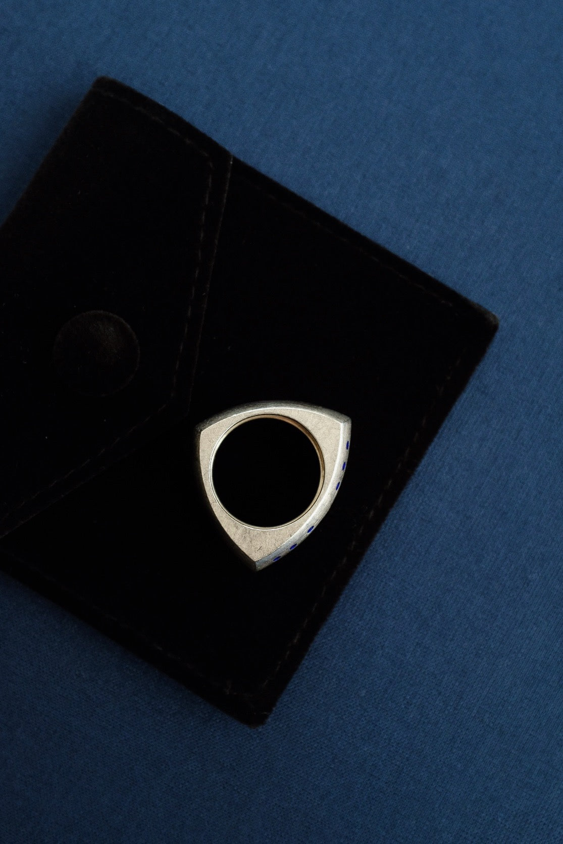 Enamel Diamond Ring