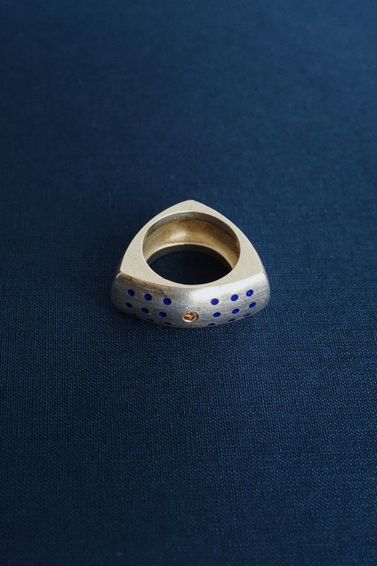 Enamel Diamond Ring