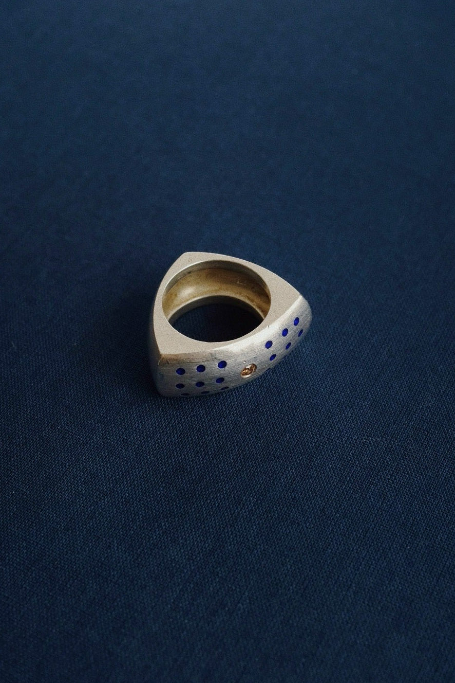 Enamel Diamond Ring