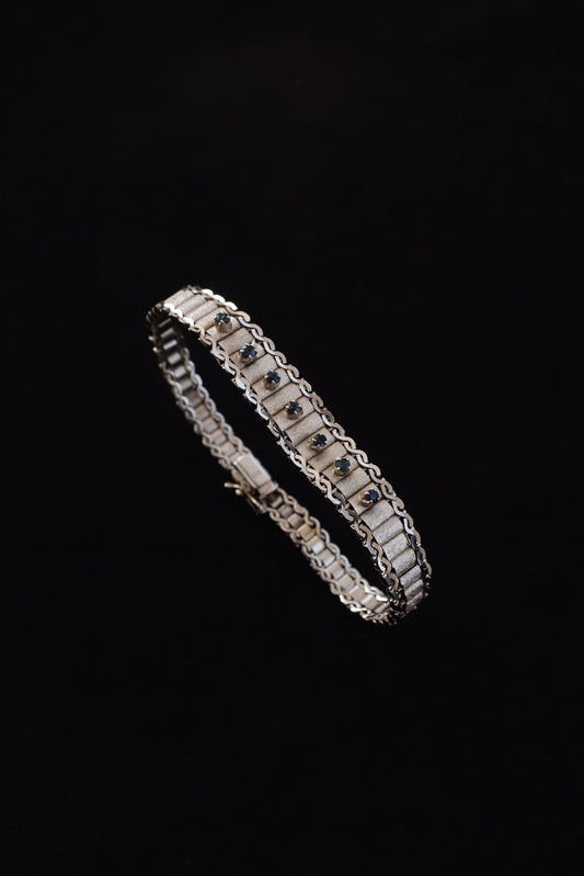 Art Deco Bracelet w. Tanzanite